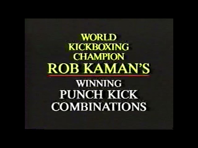 Muay Thai  Rob Kaman  Winning punch kick combination