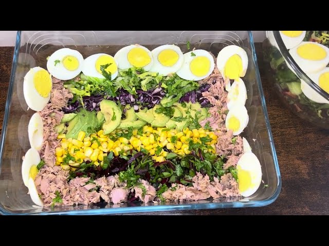 2 SET OF HEALTHY SUMMER SALAD | WEIGHT LOSS RECIPES | LAWYER-CHEF