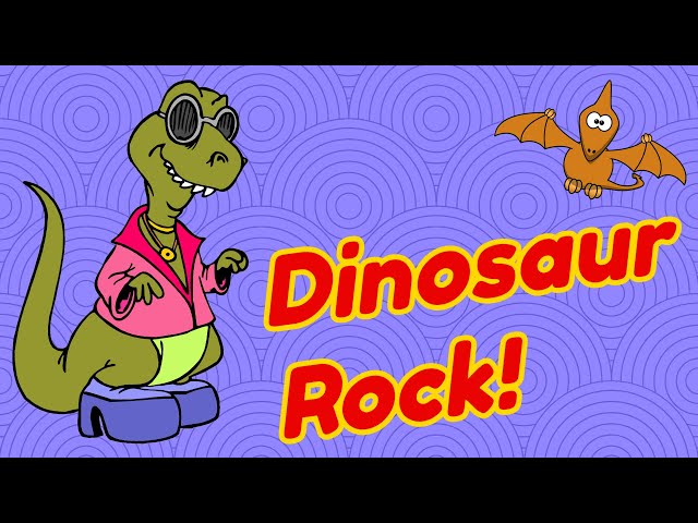 Dinosaur Rock - a primary school song to teach children about PREHISTORIC TIMES - DINOSAURS