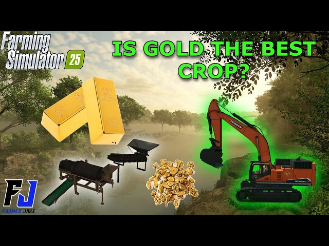 Goldmining in Farming Simulator 25!   The money is flowing!