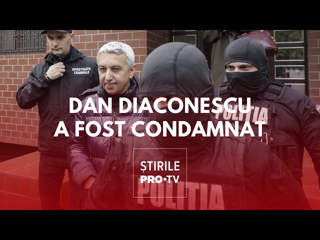 Dan Diaconescu a fost condamnat la 8 ani și 4 luni de închisoare pentru relații cu două minore