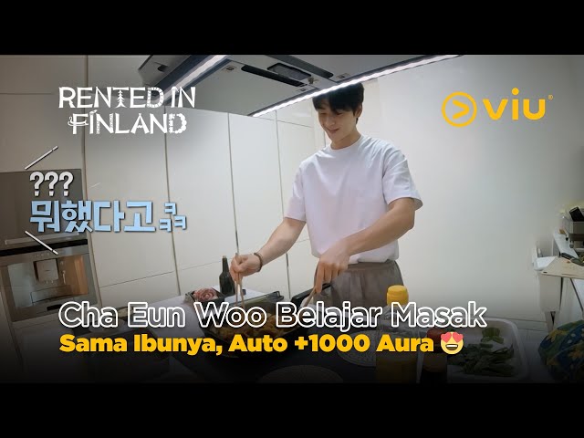 Cha Eun Woo Belajar Masak Sama Ibunya, Auto +1000 Aura 😍 | Rented In Finland EP01