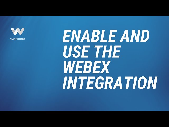 How to integrate Webex with any SaaS tool