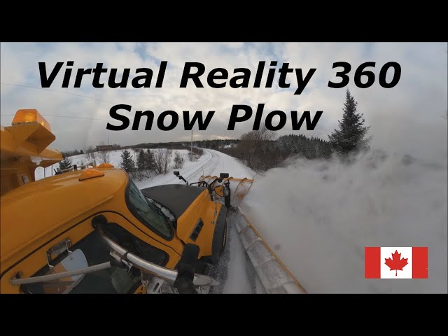 VIrtual Reality 360 Video ~Snow Plow