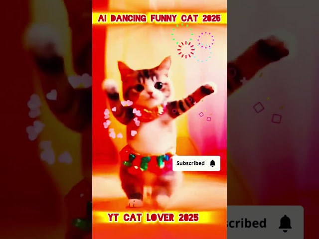 Ai dancing funny cat 2025 #shorts #ytshorts #trending #viralvideo #viralshorts