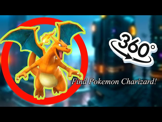 Finding Pokémon Charizard - The Ultimate 360° 4K Hide & Seek Challenge