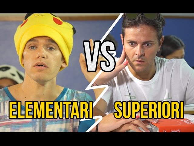 ELEMENTARI VS SUPERIORI - Le Differenze - iPantellas