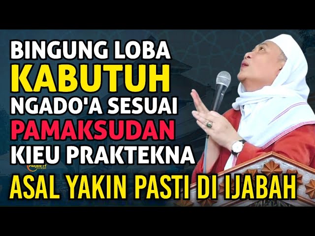 SUPAYA KABUTUH URANG KASUMPONAN LAKUKEUN CARA IEU | ABUYA UCI TURTUSI