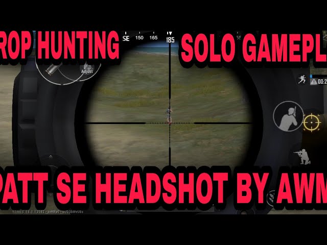 PUBG MOBILE LITE GAMEPLAY ..MY FIRST SOLO MATCH..PATT SE HEADSHOT WITH AWM+8X