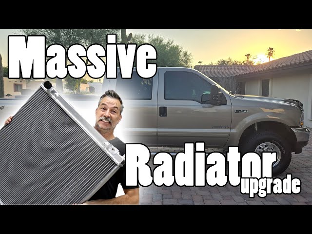 Ford 7.3 Powerstroke Radiator Upgrade & Installation