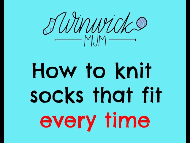 Winwick Mum Sockalong - Sock Stitch Calculation