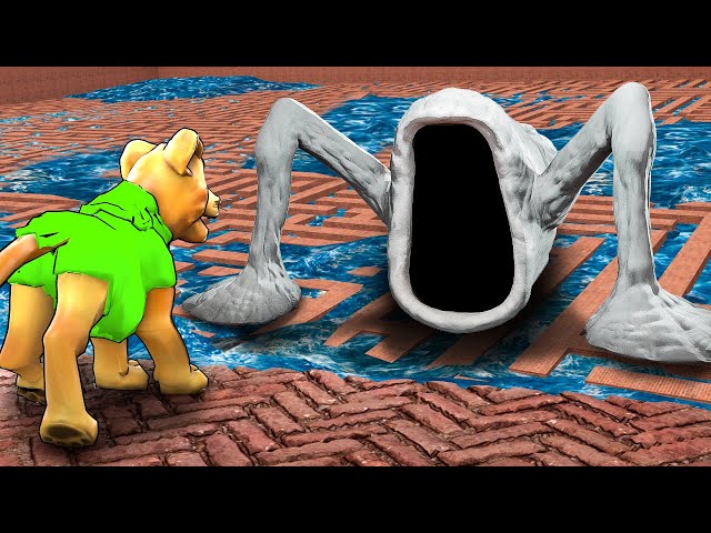 Can SEA EATER find me in a MAZE?! (Garry's Mod Sandbox)