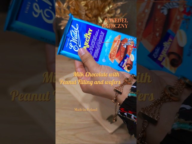 Lets unwrap E.WEDEL BAJECZNY #chocolate #review #unwrapchocolates #shorts