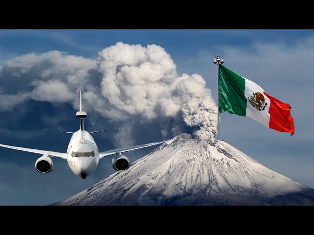 ERUPTION VOLCANO: MILLIONS AT RISK, FLIGHTS GROUNDED!POPOCATÉPETL