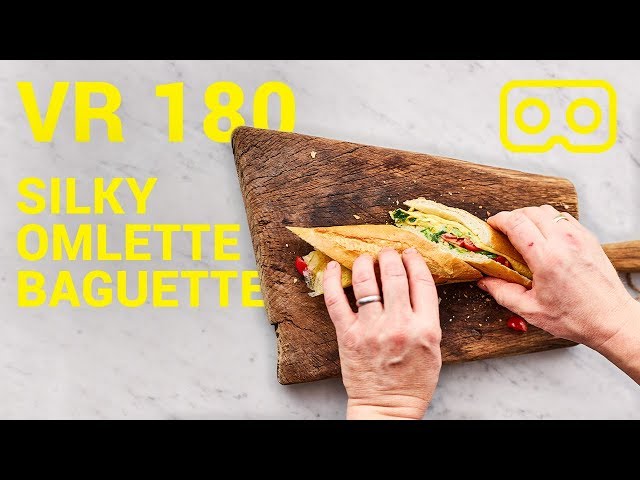 Quick Cheese Omelette Baguette VR180 | Jamie Oliver