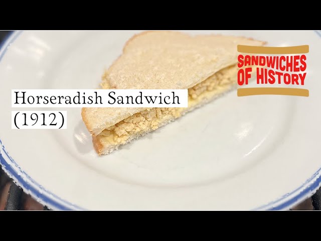 Horseradish Sandwich (1912) on Sandwiches of History⁣