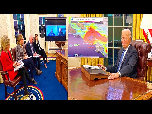 President Biden TAKES ACTION on Los Angeles Wildfires with Top Officials!