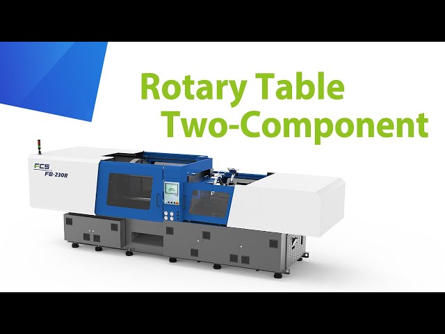 雙色 Rotary Table Two-Component Injection Molding Machine | FCS FB-R series