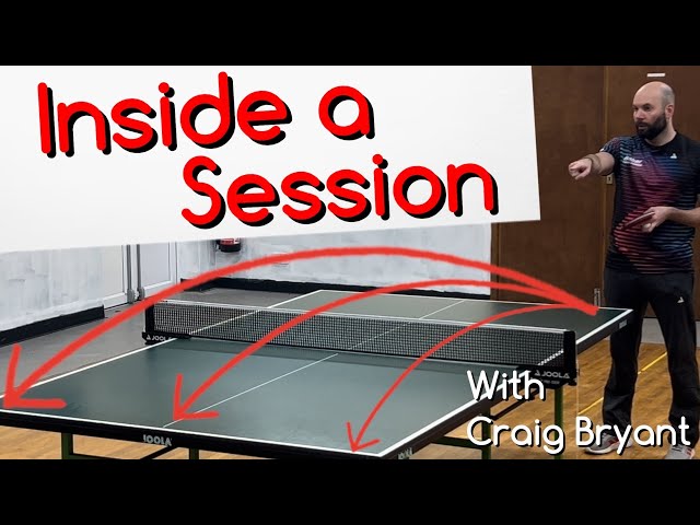 Table Tennis Coaching Session - with Craig Bryant