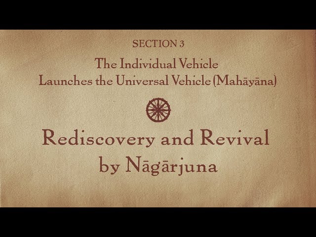 MOOC BUDDHA1x | 3.1 Rediscovery and Revival by Nāgārjuna|