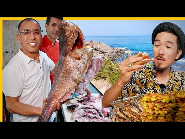 We had Most Expensive Moroccan Food 🇲🇦 Massive Street Food Tour in Tanger