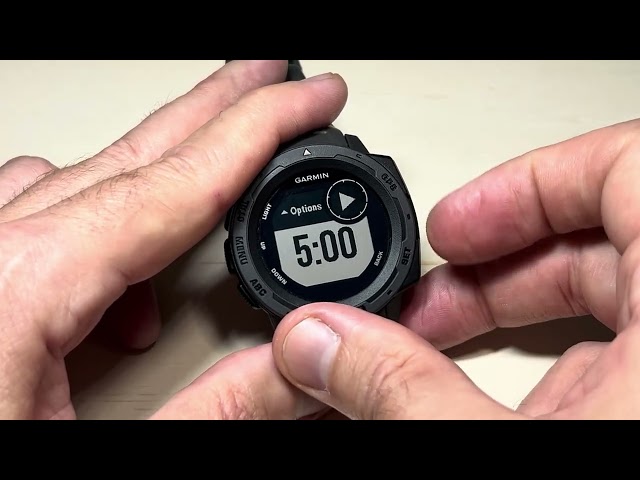 Garmin Instinct Solar | Countdown Timer(s)