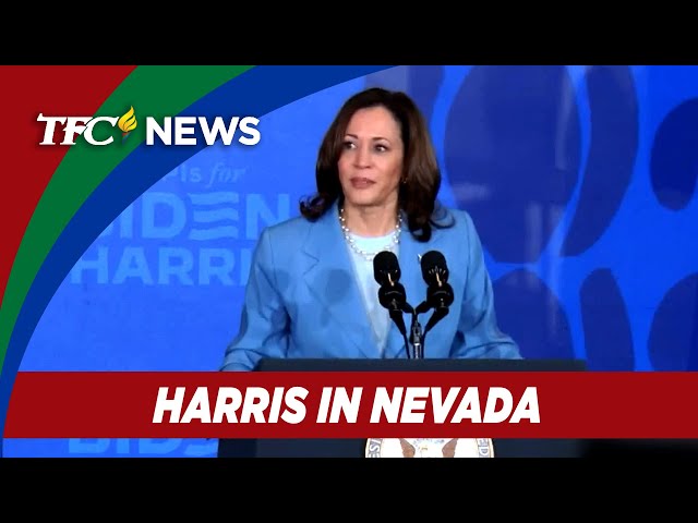 Harris courts AAPI, FilAm vote in Nevada rally | TFC News Nevada, USA