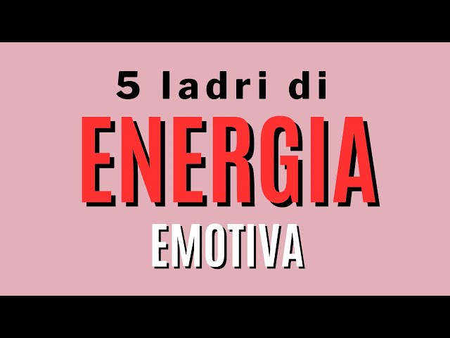 5 ladri di energia