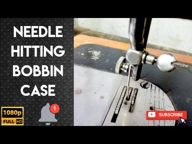 NEEDLE HITTING METAL PLATE AND  SHUTTLE HOOK | FULL HD