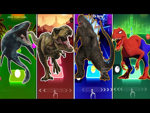 🦖 Jurassic World The Mosasaurus vs The T-rex vs The Gozilla vs The Indomus Rex Coffin Dance