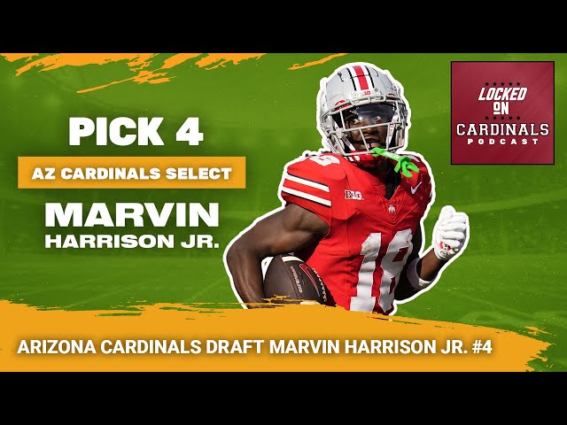 Arizona Cardinals Pick Marvin Harrison Jr. | 2024 NFL Draft Coverage