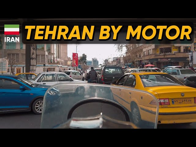 Iranian Driving Culture : Motorcycle Ride Through Tehran's Chaos