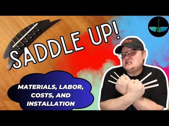 Upgrading Acoustic Guitars - Which Saddle Material is Best?  Nut and Saddle Series Part 1 of 3