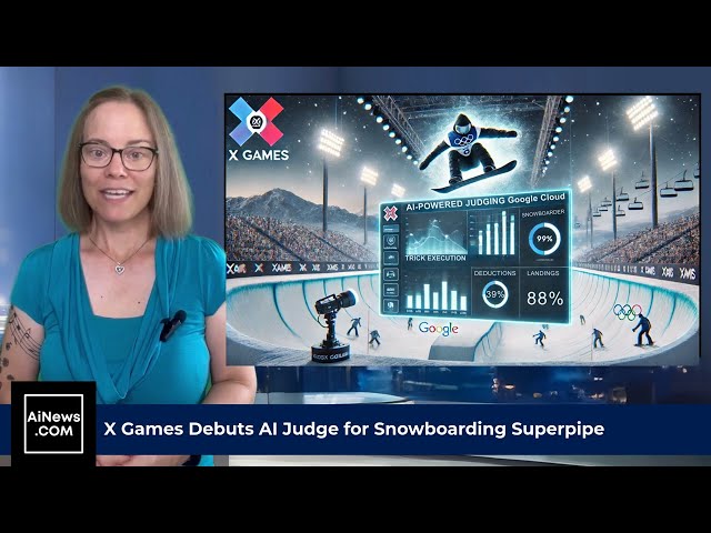 X Games Debuts AI Judge for Snowboarding Superpipe