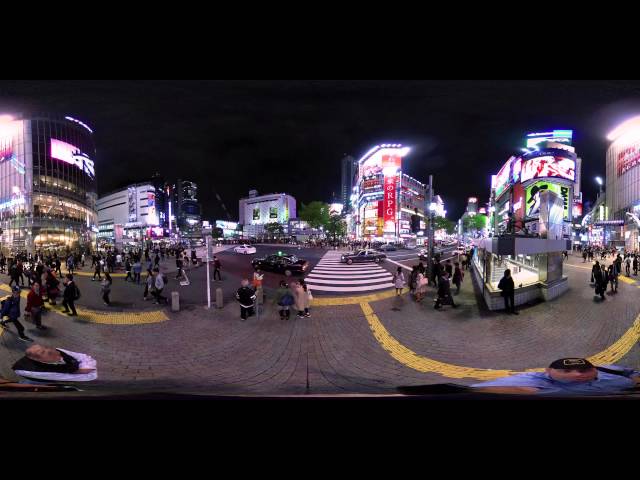 Shibuya Scramble Crossing at 360º