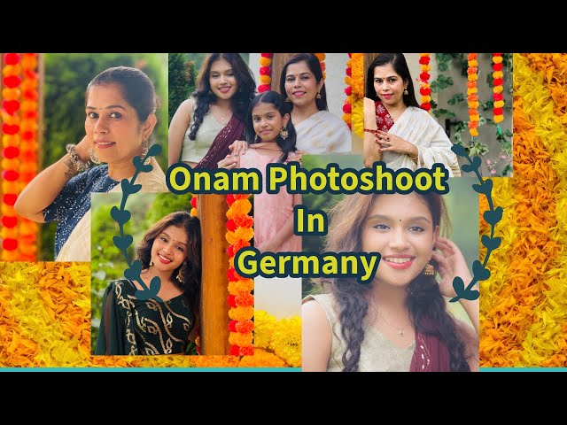 Onam Photoshoot🌸🌼🌸 | Behind the Scenes | Family Photoshoot |NorthIndian Mallu #photoshoot #onam