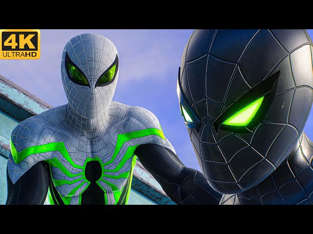 Superior + Prowler spiders Vs Kraven Hunters Spiderman 2 Ps5 Slim 4K HDR