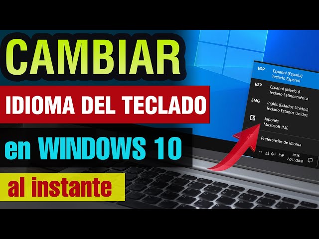 Cómo cambiar idioma del Teclado en Windows 10 2025