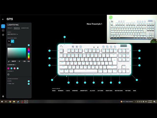 How to Customize and Manage Lighting of Logitech G715