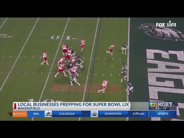 Bakersfield businesses prep for Super Bowl LIX