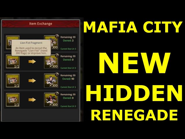 New Hidden Renegade - Lion Fist