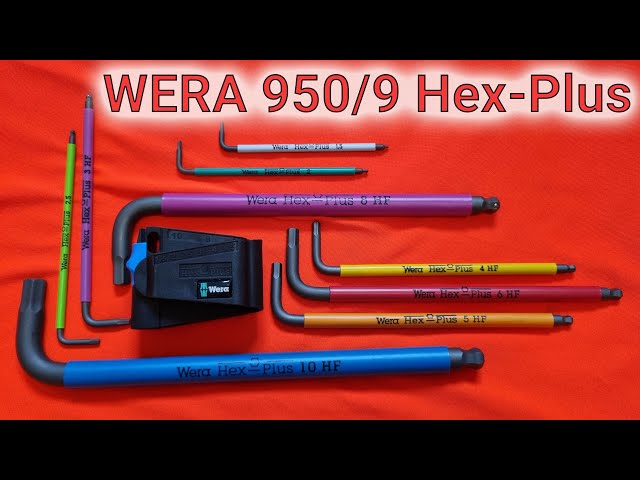 Wera 950 9 Hex Plus review Holding function L key set, metric, BlackLaser