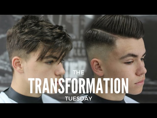 Transformation Tuesday || Skin Fade Pompadour ||