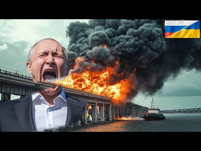 29 MINUTES AGO! NATO and UKRAINE Ukraine bombs 2,500 Russian troops on Crimean bridge