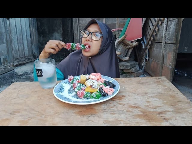 BIKIN SERET‼️MUKBANG JAJANAN TRADISIONAL ANEKA JENIS GETUK ADA DI SINI-#mukbang #traditional