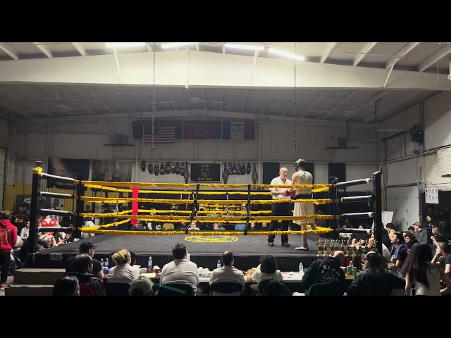 1st Round Liver Shot TKO - 1st Amateur Fight (156lbs)