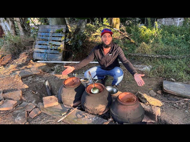 Making Katwa Gosht In UK | Village Wedding Food | Pakistani Street Food