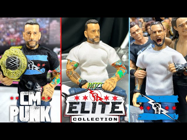 WWE ELITE RETURN CM PUNK FIGURE REVIEW! MATTEL CREATIONS EXCLUSIVE!