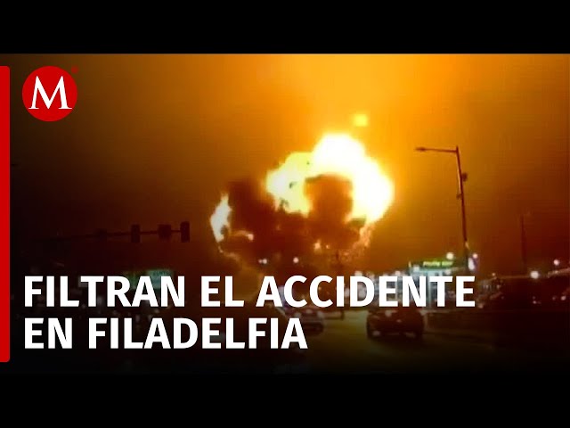 Difunden videos de accidente aéreo cerca del Roosevelt Mall en Filadelfia