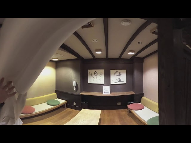 【4K 360° VR】Japan Walk | Inside Ryokan(Japanese Inn) at Kusatsu(also available without VR headset)